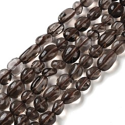 Natural Ice Obsidian Beads Strands&nbsp;G-C268-A07-6x8mm