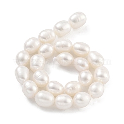 Natural Cultured Freshwater Pearl Beads Strands&nbsp;PEAR-P062-08G