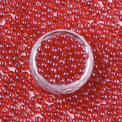 Transparent Glass Beads&nbsp;SEED-S040-08A-08