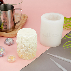 Column with Round DIY Candle Silicone Molds&nbsp;DIY-WH0265-61