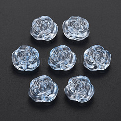 Transparent Baking Paint Glass Beads&nbsp;X-GLAA-S190-022-A03