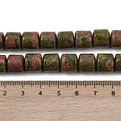 Natural Unakite Beads Strands&nbsp;G-G275-D20-10x10mm