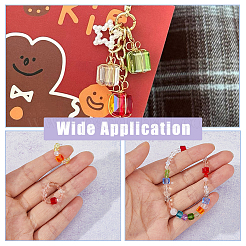 150Pcs 5 Colors Transparent Glass Beads&nbsp;GLAA-FH0001-80