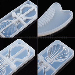 DIY Comb & Mirror Silicone Molds Sets&nbsp;DIY-TA0008-44