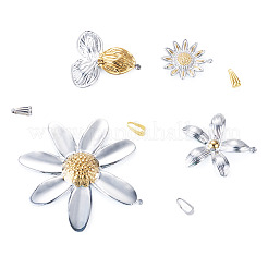 4Pcs 4 Styles 304 Stainless Steel Pendants&nbsp;STAS-TA0006-30