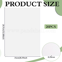 PET Plastic Sheets&nbsp;DIY-WH0656-42
