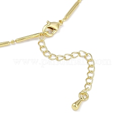 Rack Plating Brass Bar Link Chain Necklaces for Women&nbsp;NJEW-K382-01G