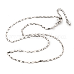 Brass Oval Link Chain Necklaces for Women&nbsp;NJEW-D302-26P