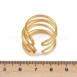 304 Stainless Steel Cuff Rings&nbsp;RJEW-P153-05G