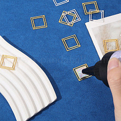 40Pcs 2 Colors Brass Pendants&nbsp;KK-CA0003-82