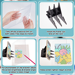 Acrylic Tracing Drawing Board&nbsp;AJEW-WH0736-28