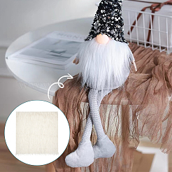 Super Soft Imitation Rabbit Plush Polyester Fabric&nbsp;DIY-WH0032-91D