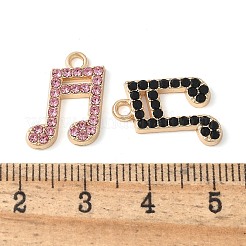 Alloy Rhinestone Pendants&nbsp;PALLOY-E775-04G
