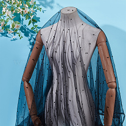 Polyester Lace Fabric&nbsp;DIY-WH0504-380A