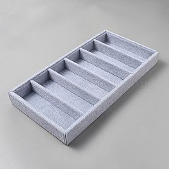 6 Grids Velvet Jewelry Plates&nbsp;ODIS-WH20013-05B