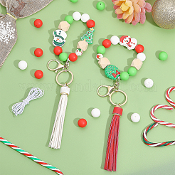DIY Christmas Keychain Wristlet Making Kit&nbsp;DIY-CA0005-77