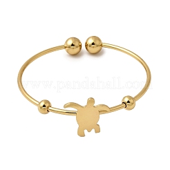 201 Stainless Steel Cuff Bangles&nbsp;BJEW-Z151-02G-03