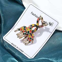 Giraffe Enamel Pins&nbsp;JEWB-Q004-01KCG-01