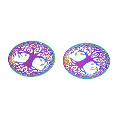 Ion Plating(IP) 201 Stainless Steel Filigree Pendants&nbsp;X-STAS-S118-108