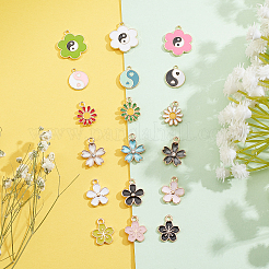 72Pcs 18 Style Alloy Enamel Charms&nbsp;ENAM-PH0001-91