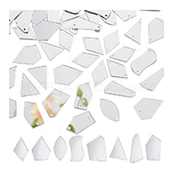 Triangle/Polygon/Rectangle/Horse Eye/Rhombus Acrylic Connector Charms&nbsp;MACR-PH0001-85B