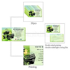 50Pcs Paper Card&nbsp;AJEW-CN0001-37I