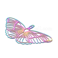 201 Stainless Steel Pendants&nbsp;STAS-B051-02RC-08