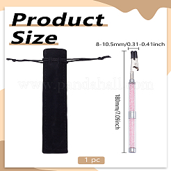 1Pc Iron and PVC and Acrylic Alligator Memo Clips&nbsp;AJEW-LP0009-72
