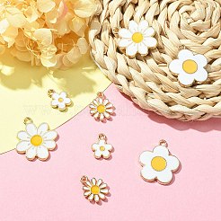 8Pcs 4 Styles Alloy Enamel Charms&nbsp;ENAM-YW0003-11