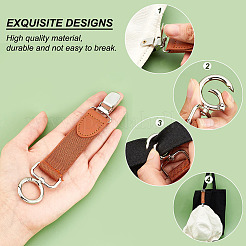 AHADEMAKER 6Pcs 6 Colors Alloy & Iron Hat Clip for Travel&nbsp;AJEW-GA0004-62A