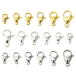 30Pcs 6 Styles 304 Stainless Steel Lobster Claw Clasps&nbsp;FIND-YW0006-20