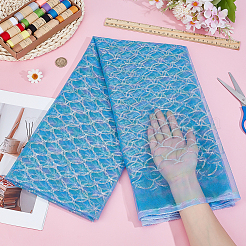 Polyester Mesh Fabric&nbsp;DIY-WH0308-683B