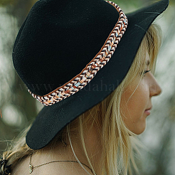 2Pcs 2 Styles Ethnic Style Imitation Leather Adjustable Hat Band&nbsp;AJEW-AN0007-23