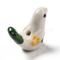 Handmade Printed Porcelain Beads&nbsp;PORC-F005-04C
