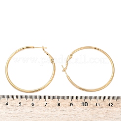 201 Stainless Steel Hoop Earrings&nbsp;EJEW-F188-24G-B