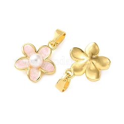 Brass with Enamel Charms&nbsp;KK-CBA9FD2-02G-02