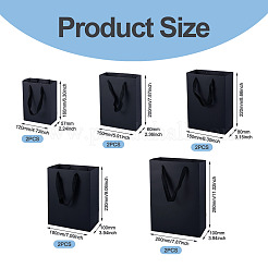 10Pcs 5 Sizes Kraft Paper Gift Shopping Bags Set&nbsp;ABAG-TA0002-23D