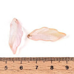 Baking Paint Transparent Glass Pendants&nbsp;DGLA-N014-02A