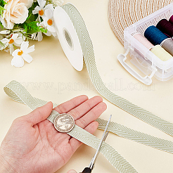 Polyester-cotton Ribbon&nbsp;OCOR-WH0048-04C