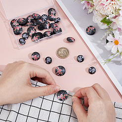 36Pcs 3 Styles Alloy Buttons&nbsp;FIND-OC0013-17