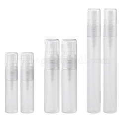 6Pcs 3 Styles PP Plastic Perfume Spray Bottles&nbsp;MRMJ-TADJ0001-002