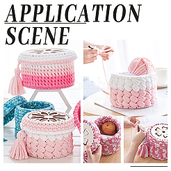 Wooden Basket Bottoms&nbsp;DIY-WH0184-64
