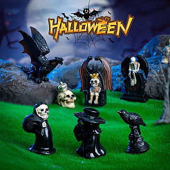 Halloween Series Opaque Resin Display Decoration&nbsp;DJEW-N004-03