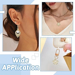 30Pcs 6 Styles Alloy Rhinestone Pendants&nbsp;FIND-YW0011-97