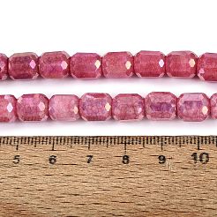 Anti-Tarnish Electroplate Glass Beads Strands&nbsp;EGLA-N027-03A-12