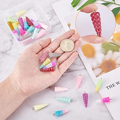 32Pcs Resin Pendants&nbsp;RESI-SC0001-87