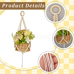 Wooden Plant Rack&nbsp;AJEW-WH20816-032B