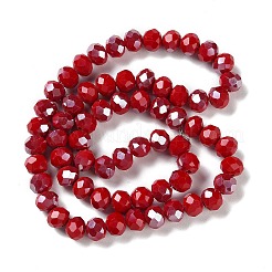 Opaque Solid Color Glass Bead Strands&nbsp;GLAA-D022-02