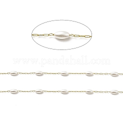Ion Plating(IP) 316 Surgical Stainless Steel Paperclip Chains&nbsp;CHS-I019-11G-01