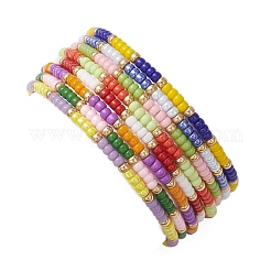 8Pcs Glass Seed Beads Stretch Bracelets for Men Women&nbsp;BJEW-MZ00276